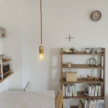 Load image into Gallery viewer, Track Light Fixture Mini E12 Brass Base Hanging Lamp Vintage Design