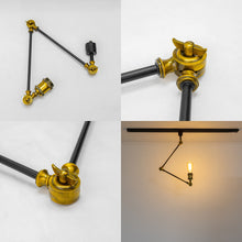 Load image into Gallery viewer, Adjustable Angle Direction Track Lamp E26 Mini Base Vintage Design Clashing Colors Tracking Light For Wall Painting Kitchen Store