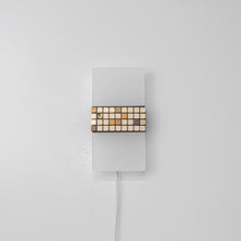 Load image into Gallery viewer, White Acrylic with Colorful Mosaic Stone Handmade Corded Wall Sconce Modern Design For Bedside Store Office