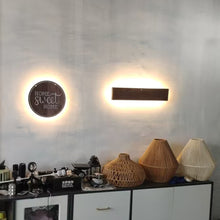 Load image into Gallery viewer, Customized Handcrafted Wooden Industrial Handmade Home Decor Convenient Hook Wall Sconce Motion Sensor Battery Lighting