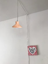 Load image into Gallery viewer, Plug In Outlet Corded Wooden Hanging Light Retro Pendant Lamp