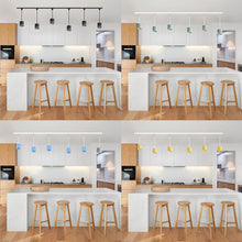 Load image into Gallery viewer, 3-Lights Track Pendant Lights with Remote Focused Adjustable LED Dimmable for Dining Room Kitchen