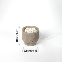 Load image into Gallery viewer, Handmade Textured Cement Color Planter Decorative Lamps USB Wire Dynamic Warm Lights For Gift