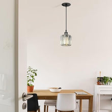 Load image into Gallery viewer, Can Lights Retrofit Recessed Lighting with Outlet Adapter Crystal Pendant Lighting for Kitchen