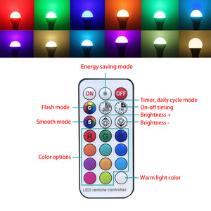 RGB LED Bulb With Remote Corded Dimmable Adjust Height Gold Track Pendant Light