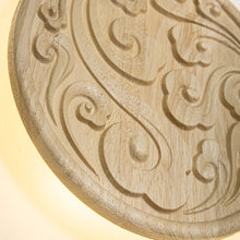 Load image into Gallery viewer, Fine Carved Handmade Wooden High Quality Home Decor Convenient Hook Rounded Wall Sconce Go Wire-Free Battery Light