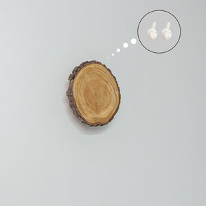 Annual Ring Stake Handmade Wooden Lamp Home Decor Convenient Hook Wall Sconce Remote Battery Background Dimmable Light
