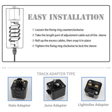 Load image into Gallery viewer, Track Light Log E26 Base Black Hollow Shade Vintage Lamp 3.2 Ft Adjusted Height Freely