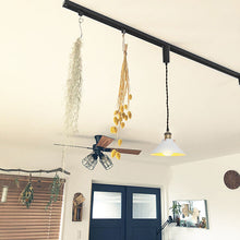 Load image into Gallery viewer, Remote Control RGB LED White Track Pendant Light Adjustable Fixture Vintage Style
