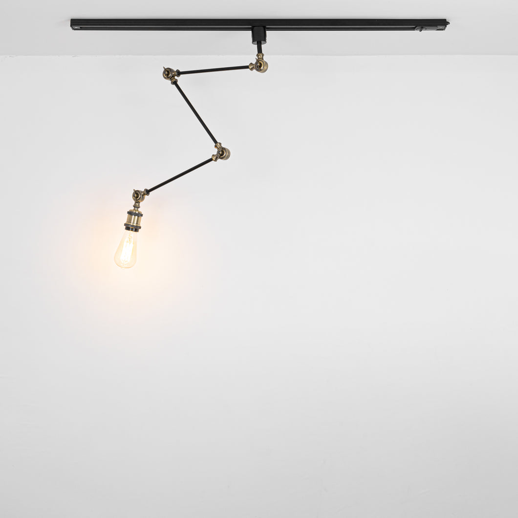 Adjustable Angle Direction Track Lamp E26 Bronze Mini Base Vintage Design Lighting