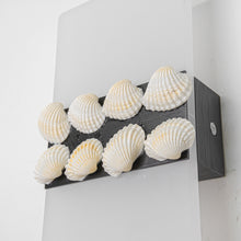 Load image into Gallery viewer, White Acrylic with 3D Shells Handmade Corded Wall Sconce Modern Design For Bedside Store Office