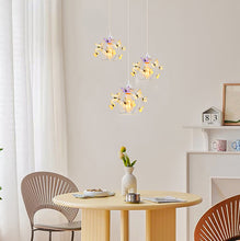 Load image into Gallery viewer, Adjusted Corded Track Light E26 Base White Hollow Shade With 3D Simulated Butterflies Modern Design