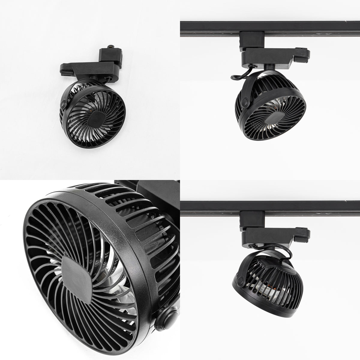 Track Fans Track Ceiling Mini Fan Easy To Install Adjustable Angle Simple Design ...