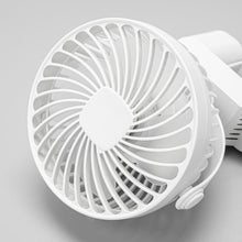 Load image into Gallery viewer, Track Ceiling White Mini Fan Easy To Install Adjustable Angle Simple Design For Air Circulation