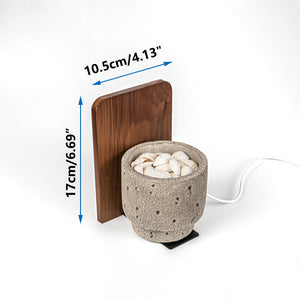 Handmade Textured Cement Color Planter Decorative Lamps USB Wire Dynamic Warm Lights For Gift