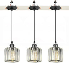 Load image into Gallery viewer, Can Lights Retrofit Recessed Lighting with Outlet Adapter Crystal Pendant Lighting for Kitchen