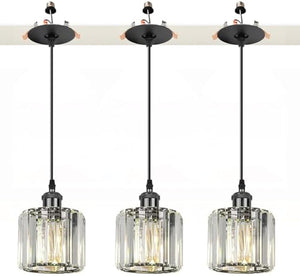 Can Lights Retrofit Recessed Lighting with Outlet Adapter Crystal Pendant Lighting for Kitchen