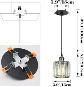 Can Lights Retrofit Recessed Lighting with Outlet Adapter Crystal Pendant Lighting for Kitchen