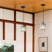 Load image into Gallery viewer, Can Lights Retrofit Recessed Lighting with Outlet Adapter Crystal Pendant Lighting for Kitchen