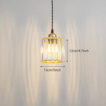 Load image into Gallery viewer, Sloped Position Modern Crystal Gold Track Light E26 Base Adjusted Hanging Lamp Inclined Roof