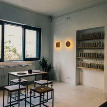 Load image into Gallery viewer, Handmade Wooden Convenient Hook Wall Sconce Go Wire-Free Battery Background Light