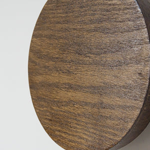 Handmade Rounded Wooden Convenient Hook Wall Sconce Go Wire-Free Battery Background Light