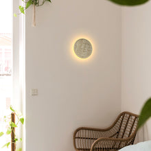 Load image into Gallery viewer, Fine Carved Handmade Wooden High Quality Home Decor Convenient Hook Rounded Wall Sconce Go Wire-Free Battery Light