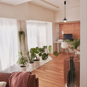 Rechargeable Battery Adjustable Cord Mini Pendant Light Black Metal Shade Smart LED Bulbs with Remote Retro Design