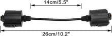 Load image into Gallery viewer, 5.9 Inches Length Track Extension Cord Easy to Use No Wiring Required Customized Wire Length