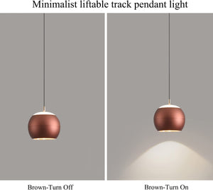 LED Retractable Lift Track Light Modern Deco Adjustable Height Track Light Fixture 3pcs