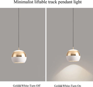 LED Retractable Lift Track Light Modern Home Deco Adjustable Height Track Light Fixture 3pcs