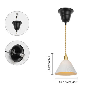 Ceiling Pendant Light Custom Wire Length Adjusted Cord White Modern Design Pendant Socket