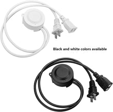 Load image into Gallery viewer, Black/White Motion Sensor Parts Extension Cord Sensor Sensitivity Time Adjusted Auto Detect Switch