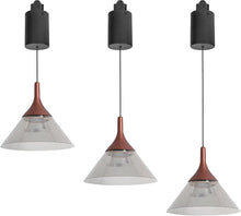 Load image into Gallery viewer, Retractable Pendant Light with Adjustable Height Fixture Modern Shape for Kitchen Sloped Ceiling