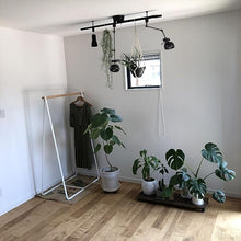 Load image into Gallery viewer, Track Ceiling Fan Easy To Install Adjustable Angle Simple Vintage Design Total Height 23.2&quot; For Home