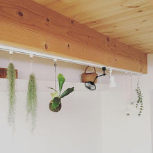 Load image into Gallery viewer, Track Mounted Ceiling Black Fan Adjustable Angle 16.1 Inches Height For Home Indoors Plants Growing