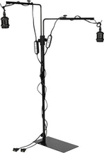 Load image into Gallery viewer, Promotes Growth Plants Grow Stand 2-Lights Adjustable Angle &amp; Height 5.9Ft Timer Cord Free Placement