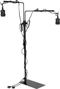 Promotes Growth Plants Grow Stand 2-Lights Adjustable Angle & Height 5.9Ft Timer Cord Free Placement