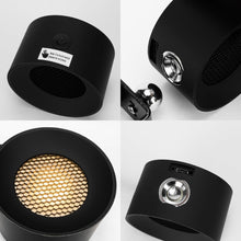 Load image into Gallery viewer, Clip-on Touch Switch Rechargeable Dimmable Spotlight Removable Magnetic 360° Rotating White/Black