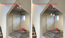 Load image into Gallery viewer, Ceiling Pendant Light Custom Wire Length Adjusted Cord White Modern Design Pendant Socket