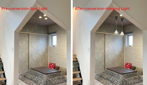 Ceiling Pendant Light Custom Wire Length Adjusted Cord White Modern Design Pendant Socket