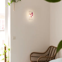 Load image into Gallery viewer, Clear Ripple Background With Cute Pink Butterfly Battery Run Remote Night Light For Bedsides Home
