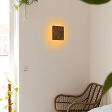 Load image into Gallery viewer, Handmade Wooden Convenient Hook Wall Sconce Go Wire-Free Battery Background Light