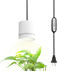 Plant Grow Plug-in Pendant Light Macaron Style Portable with Timer Full Spectrum for Balcony