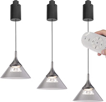 Load image into Gallery viewer, Adjusted Levitate Track Light Retractable Lift Dimmable Remote Control Smart Light 3pcs