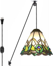 Load image into Gallery viewer, Plug in Pendant Light with Pulley Accessories and Ceiling Mount-Bracket for Bedroom Hallway Kitchen