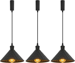 Black, Green Or White Modern Track Pendant Light Adjustable Or Fix Length For Kitchen Shop