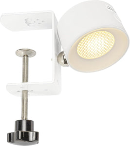 Clip-on Touch Switch Rechargeable Dimmable Spotlight Removable Magnetic 360° Rotating White/Black