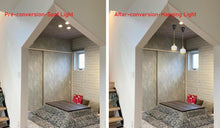 Load image into Gallery viewer, Ceiling Pendant Light Adjusted Cord Custom Wire Length White Pendant Modern Style for Kitchen Stairs