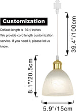 Load image into Gallery viewer, Modern Track Lighting Pendants Decorative Track Lighting Fixture For Kitchen Island E26 Socket